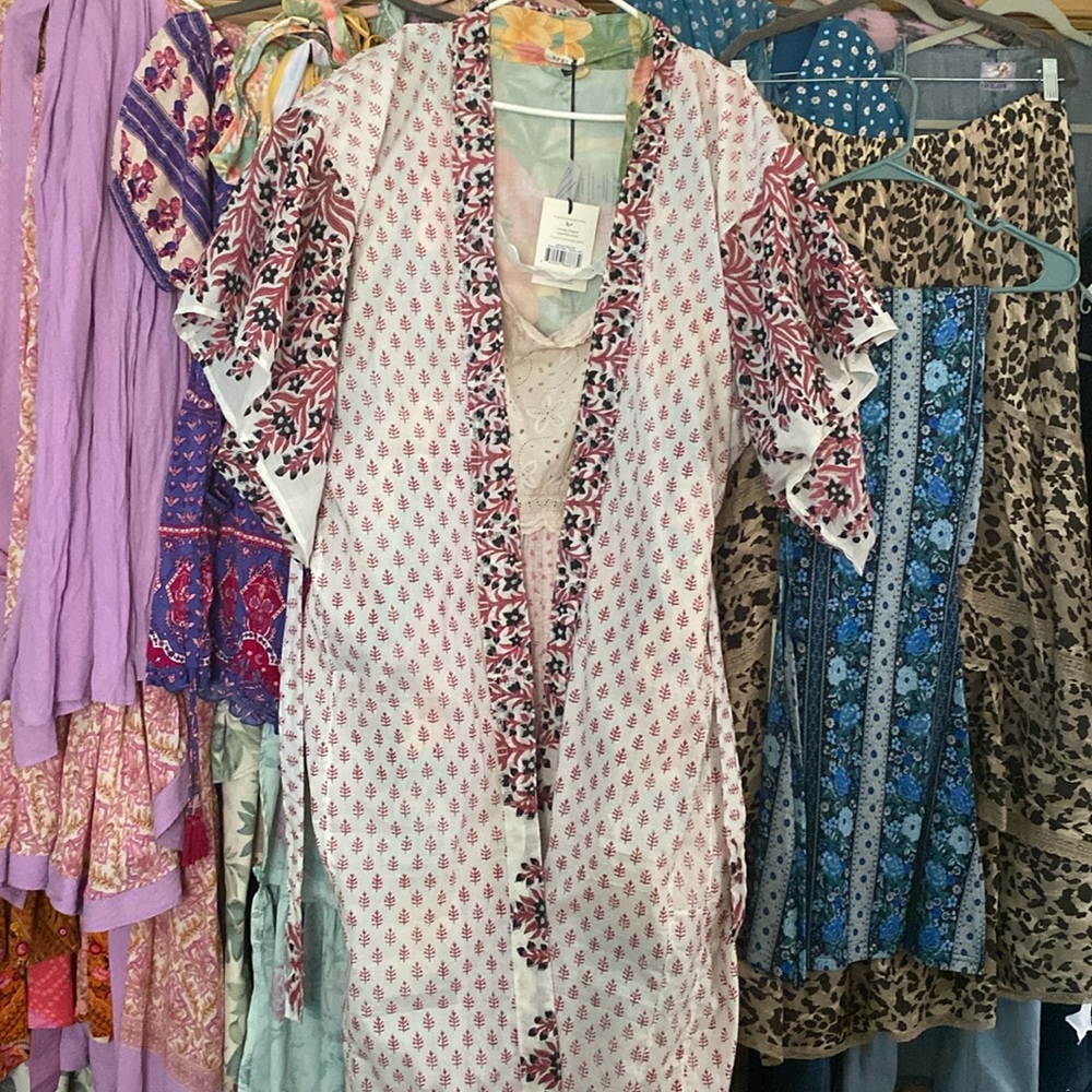 Handmade Indian Block Print kimono